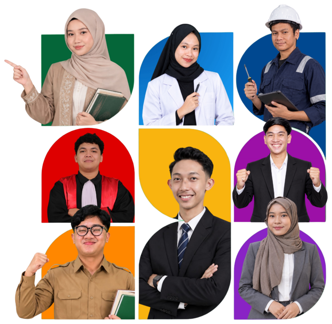 Mahasiswa Universitas Muhammadiyah Pontianak dari berbagai program studi